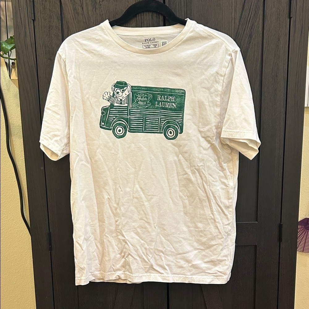 Polo by Ralph Lauren Cream Tee meet Polo bear